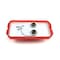 Truck-Lite Incandescent, Red Rectangular, 1 Bulb, Marker Clearance Light, PC2, PL-10, 12V 15200RP - alternate 2